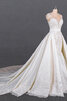 Robe de mariée en satin salle interne en dentelle rêveur vintage - 4