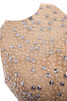 Robe de soirée vintage avec perles de traîne moyenne avec bouton soie manuelle - 3