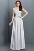 Herz-Ausschnitt Satin Ärmelloses Brautjungfernkleid mit Drapierung mit Plissierungen - 27