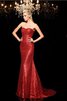 Robe de soirée sexy longue naturel de col en cœur manche nulle - 4