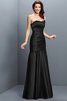Robe demoiselle d'honneur longue ruché de princesse ligne a en satin - 2