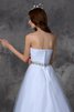 A Linie Empire Taille Ärmelloses Modern Extravagantes Brautkleid - 7
