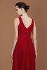 Herrlich A-Line Normale Taille Bodenlanges Brautjungfernkleid aus Chiffon - 8