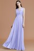 A Linie Prinzessin Normale Taille Ärmelloses Bodenlanges Brautjungfernkleid - 23