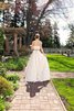 Abito da Sposa A-Line con Piega Senza Maniche due Pezzi alta bassa Formale E Informale - 5