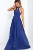 Robe demoiselle d'honneur simple plissé a-ligne dénudé avec sans manches - 2