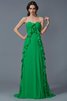 Reißverschluss Prinzessin Empire Taille Chiffon Anständiges Abendkleid - 1