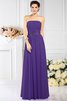 Vestido de Dama de Honor de Corte princesa de Largo de Imperio Cintura - 24