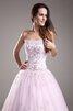 Robe de quinceanera en organza de bustier de mode de bal textile en tulle avec perle - 4