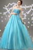 Robe de quinceanera textile en tulle avec perle - 4