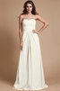 Abito da Damigella A Terra Cuore in Chiffon Alta Vita A-Line - 16