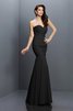 Chiffon Plissiertes Bodenlanges Brautjungfernkleid mit Herz-Ausschnitt mit Empire Taille - 2