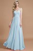 Natürliche Taile Prinzessin Bodenlanges Brautjungfernkleid ohne Ärmeln mit Herz-Ausschnitt - 23