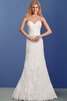 Robe de mariée impressioé sans ceinture manche nulle décolleté dans le dos ligne a - 2