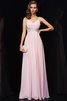 Abito da Sera Schiena Nuda Alta Vita Principessa Senza Maniche in Chiffon - 1
