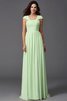 Abito da Damigella in Chiffon Conotta Cerniera Lunghi Principessa - 25