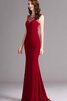 Robe de bal naturel eclaté col u profond avec sans manches de traîne courte - 3