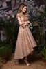 Vestido de Cóctel de Brillante de Natural de con Lentejuelas de Largo - 6