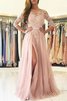 Robe de bal de princesse textile en tulle appliques voyant naturel - 1