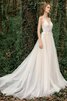 Robe de mariée bucolique mignonne entrecroisé intemporel elégant - 1