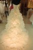 Elegante Vestido de Novia de Natural de Cola Corte de Sin mangas de Escote Corazón - 2