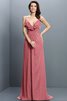 Vestido de Dama de Honor de Corte-A de Corte princesa de Cremallera de Plisado - 28