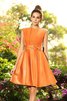 Vestido de Dama de Honor de Corte princesa de Sin mangas de Arco Acentuado de Corto - 21