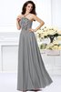 Vestido de Dama de Honor de Corte princesa en Gasa de Natural de Largo de Flores - 27