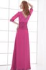 Enges V-Ausschnitt langes Elegantes Abendkleid - 8