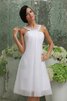 Robe de mariée parfait branle au bord de la mer avec zip attirent - 3