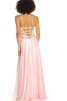 Robe de bal bretelles spaghetti col en forme de cœur en satin avec sans manches a-ligne - 2