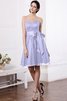 Vestido de Dama de Honor de Corte princesa de Corte-A de Escote Corazón con Cintas - 16