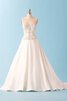 Robe de mariée vintage formelle avec perle cordon en satin - 1