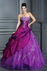 Empire Taille Trägerlos Anständiges Formelles Quinceanera Kleid mit Applike - 1