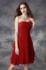 Robe demoiselle d'honneur bref de lotus avec zip a-ligne avec sans manches - 23