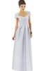 Vestido de Dama de Honor de Corto de Largo de Escote Corazón de Sin mangas - 3