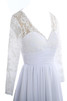 Formal Vestido de Novia en Encaje de Recatado de Lujoso de Largo - 5
