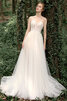 Abito da sposa cuore a-line a terra all aperto fantastico naturale - 3