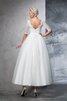 Ärmelloses Zeitloses Bateau Ausschnitt Empire Taille Prächtiges Brautkleid - 2