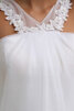 Robe de mariée parfait branle au bord de la mer avec zip attirent - 4