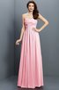 Herz-Ausschnitt Satin Ärmelloses Brautjungfernkleid mit Drapierung mit Plissierungen - 22