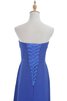 Robe demoiselle d'honneur ligne a entrecroisé longueur au ras du sol manche nulle avec chiffon - 36