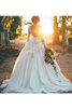 Abito da Sposa All Aperto con Maniche Lunghe tradizionale Esclusivo convenzionale A Terra - 4