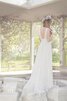 Abito da Sposa Formale E Informale Spazzola Treno con Piega Senza Maniche A-Line in pizzo - 5