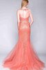 Robe de bal distinguee eclaté de traîne courte en tulle avec perle - 2