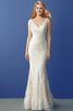 Vestido de Novia en Encaje de Sin mangas de Encaje Adorno de Largo de Apliques - 1
