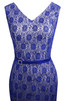 Elegante Vestido de Madrina de Hasta el suelo de Fuera de casa - 2
