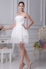 Robe douce seize courte manche nulle ligne a appliques en tulle - 2