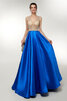 Robe de bal fermeutre eclair avec perle pétillant majestueux naturel - 1