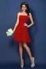 Vestido de Dama de Honor de Corte-A de Flores de Escote sin tirantes de Sin mangas - 23